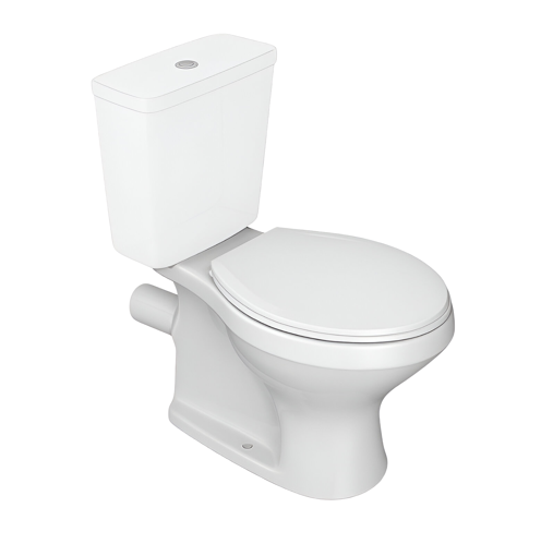 Imagen de Inodoro largo salida atrás blanco Ravena  DECA