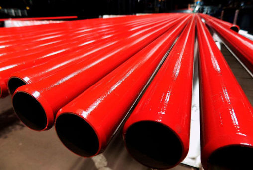 Imagen de CAÑO 1 SCH40 PINTADO ROJO RANURADO INCENDIO TUBACERO