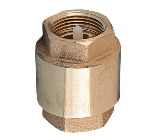 Imagen de Válvula de retención con resorte asiento bronce 1/2 GENEBRE