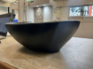 Imagen de LAVATORIO APOYO OVAL 40.5x33x14.5 NEGRO MATE DMC