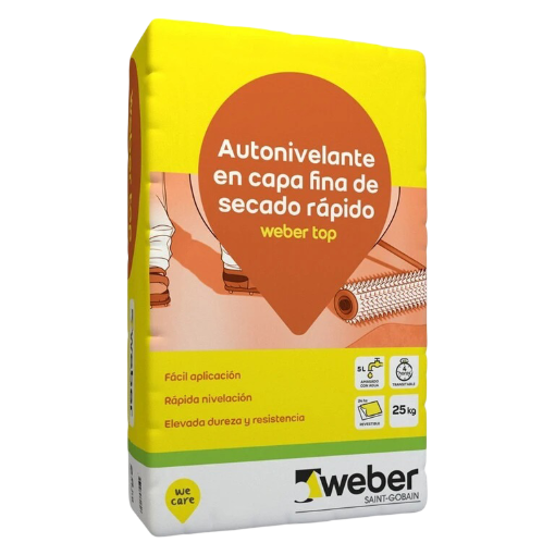 Imagen de AUTO NIVELANTE EN CAPA FINA 25KG WEBER