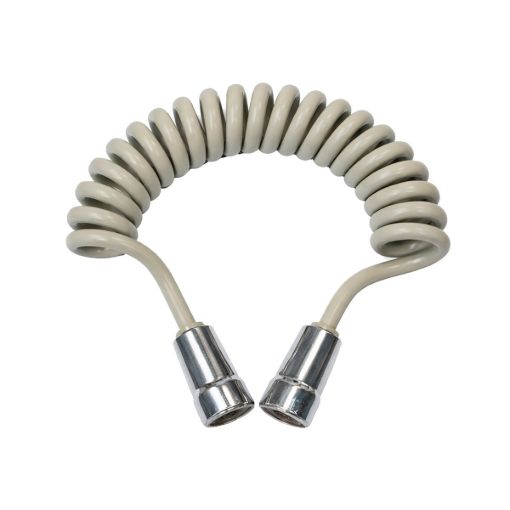 Imagen de FLEXIBLE P/TELEFONO DUCHITA HIGIENICA RULO GRIS OMMIX
