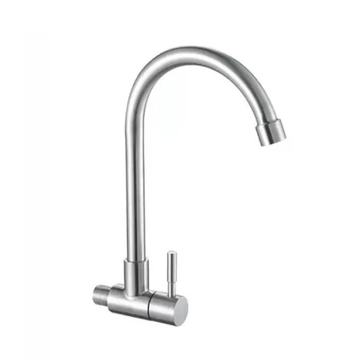Imagen de GRIFO UNITARIO PARED ACERO SATIN DMC