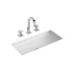 Imagen de LAVATORIO EMBUTIR RECTANGULAR 59x30 BLANCO DECA
