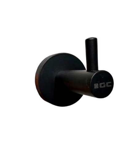 Imagen de PERCHA NEGRO MATE MILANO DMC