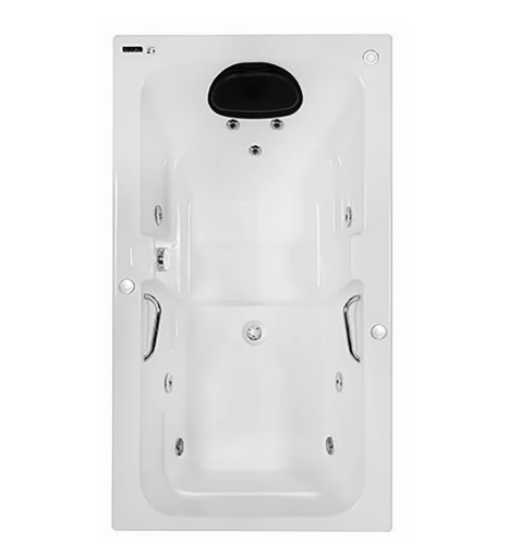 Imagen de BAÑERA HIDROMASAJE 1.70x0.85x0.44 JETS FIBRA DE VIDRIO BLANCA BOX ASTRA